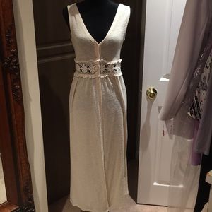 Large (runs smallish) off white long sweater vest